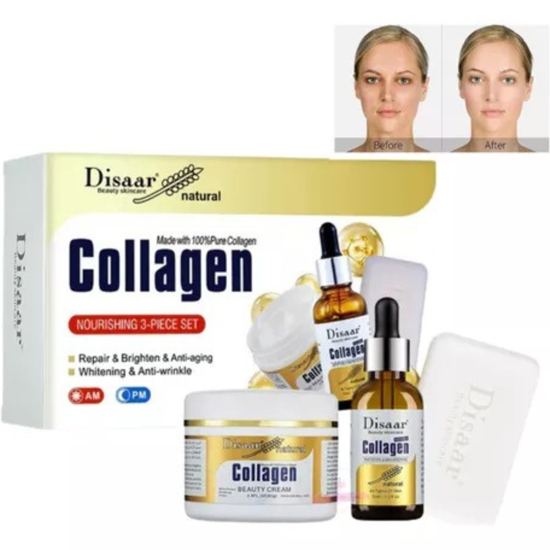 CollagenLift™ – ✨ Suero, Crema y Jabón para una Piel Firme y Rejuvenecida