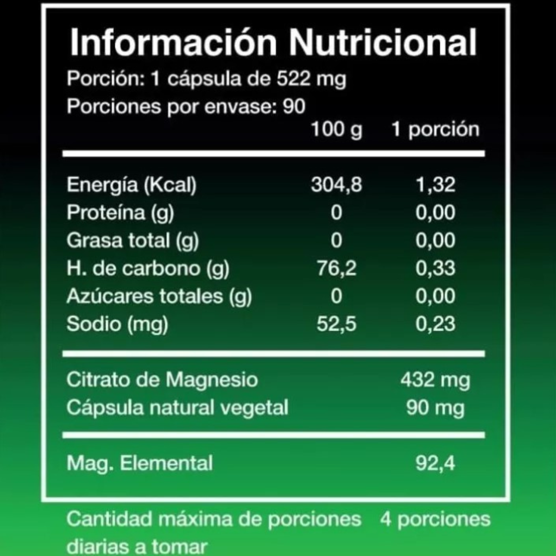 NUEVO CITRATO DE MAGNESIO