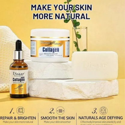 CollagenLift™ – ✨ Suero, Crema y Jabón para una Piel Firme y Rejuvenecida