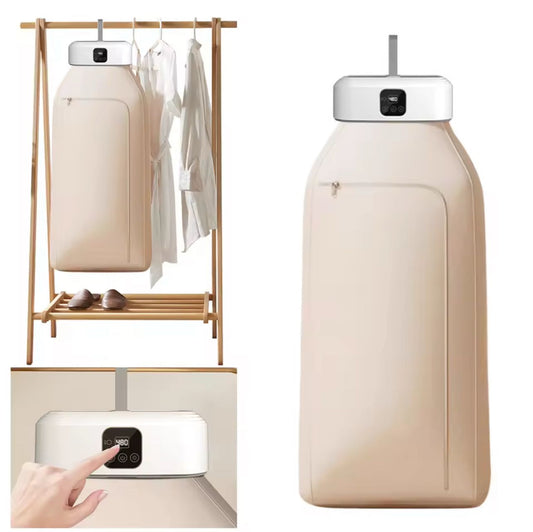 Secadora de Ropa Portátil 600W – Compacta, Silenciosa y con Luz UV